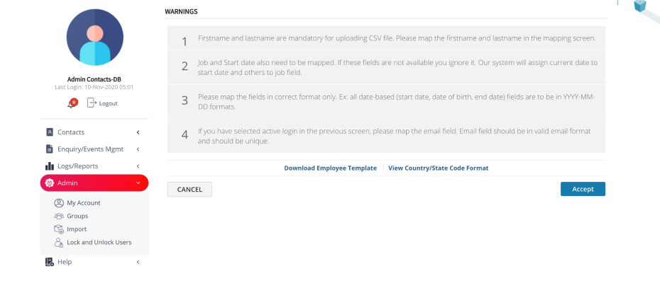 import your contacts